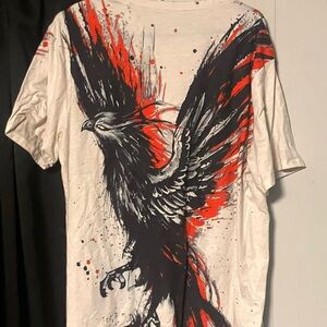 Men's Graphic Tee with Phoenix Design